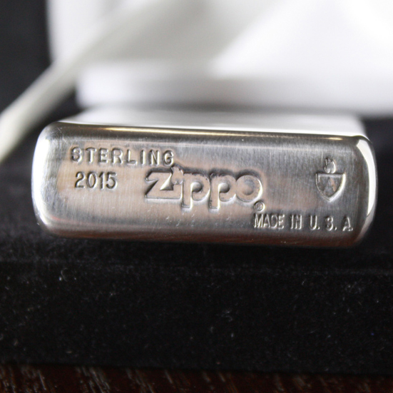 Zippo Armor Sterling Silver Son of Satan Lighter