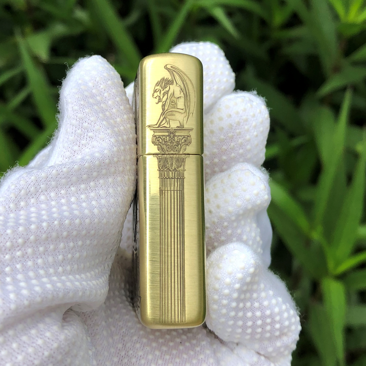 Etching Brass Armor 5-Sides Freemasonry Zippo Lighter