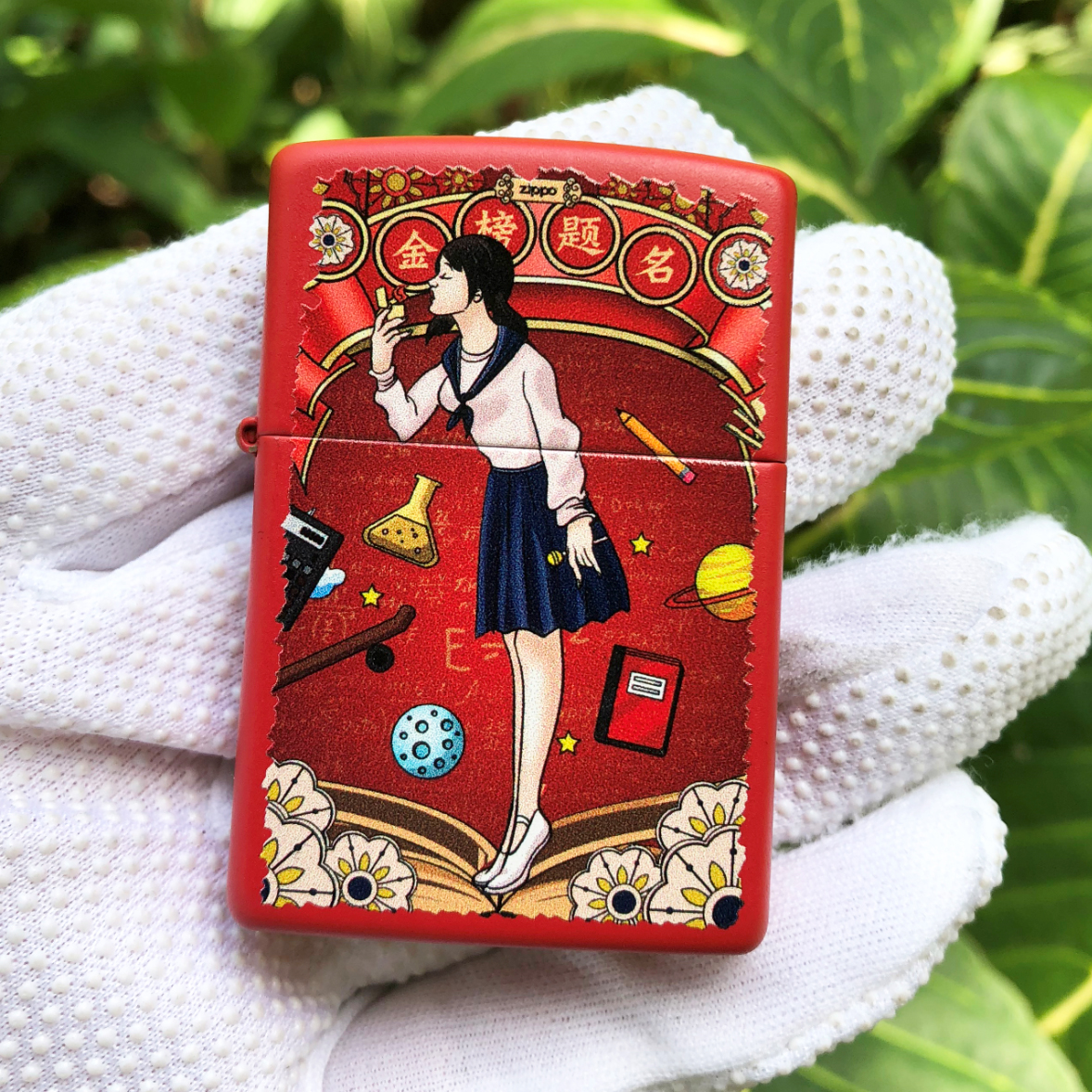 Zippo Red Matte Windy Girl Dreamer Lighter Limited Edition