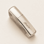 Geisha and Serpent Five-Side Sterling Silver Zippo Armor Lighter - Image 22