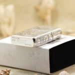 Bottom stamp view of the Brave Troops sterling silver Zippo lighter