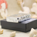 Bottom stamp view of the Windy heritage sterling silver Zippo lighter