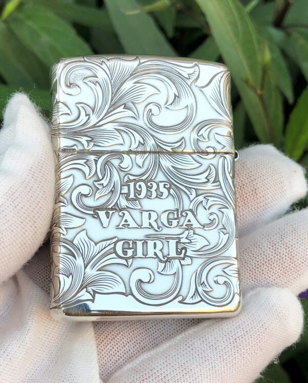 ZippoArabesqueWindyGirlSterlingSilver_12