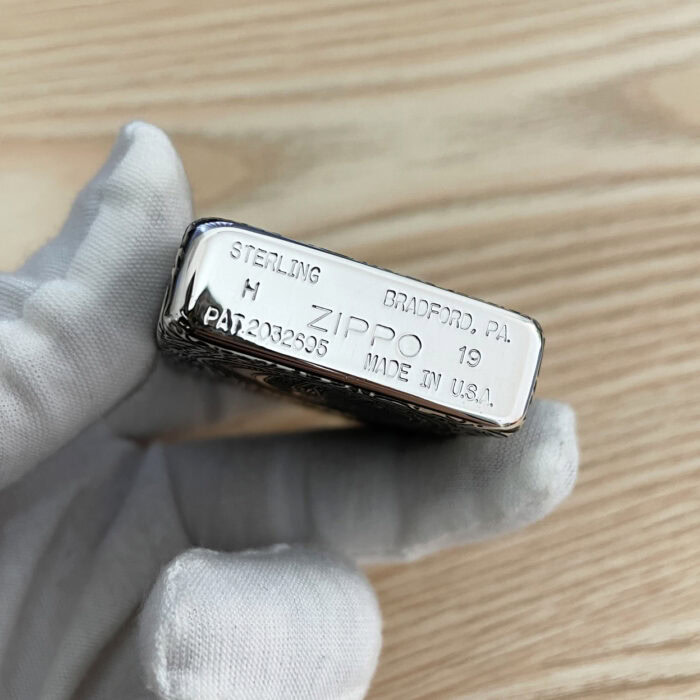 Sterling Silver St. Benedict Constantine Zippo | KingZendo