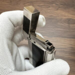 S.T. Dupont Ligne 2 Windsor black lacquer and palladium lighter 16380 – product view 2