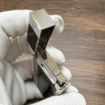 S.T. Dupont Ligne 2 Windsor black lacquer and palladium lighter 16380 – product view 3