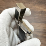 S.T. Dupont Ligne 2 Windsor black lacquer and palladium lighter 16380 – product view 4