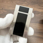 S.T. Dupont Ligne 2 Windsor black lacquer and palladium lighter 16380 – product view 13