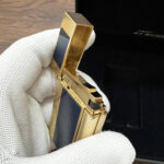 S.T. Dupont Ligne 2 Windsor blue lacquer and yellow gold finish lighter 16381 – product view 8