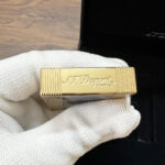 S.T. Dupont Ligne 2 Windsor blue lacquer and yellow gold finish lighter 16381 – product view 12