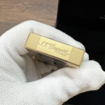 S.T. Dupont Ligne 2 Windsor blue lacquer and yellow gold finish lighter 16381 – product view 13