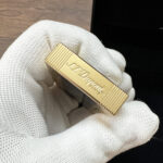 S.T. Dupont Ligne 2 Windsor blue lacquer and yellow gold finish lighter 16381 – product view 14