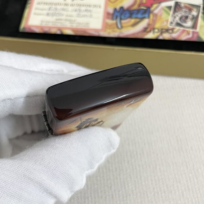 Zippo 2002 Mazzi Riding Indian Airbrush Lighter MZ003