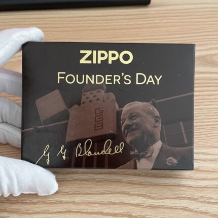 Zippo 2021 Founder's Day Gold-Plated Armor Lighter 49631