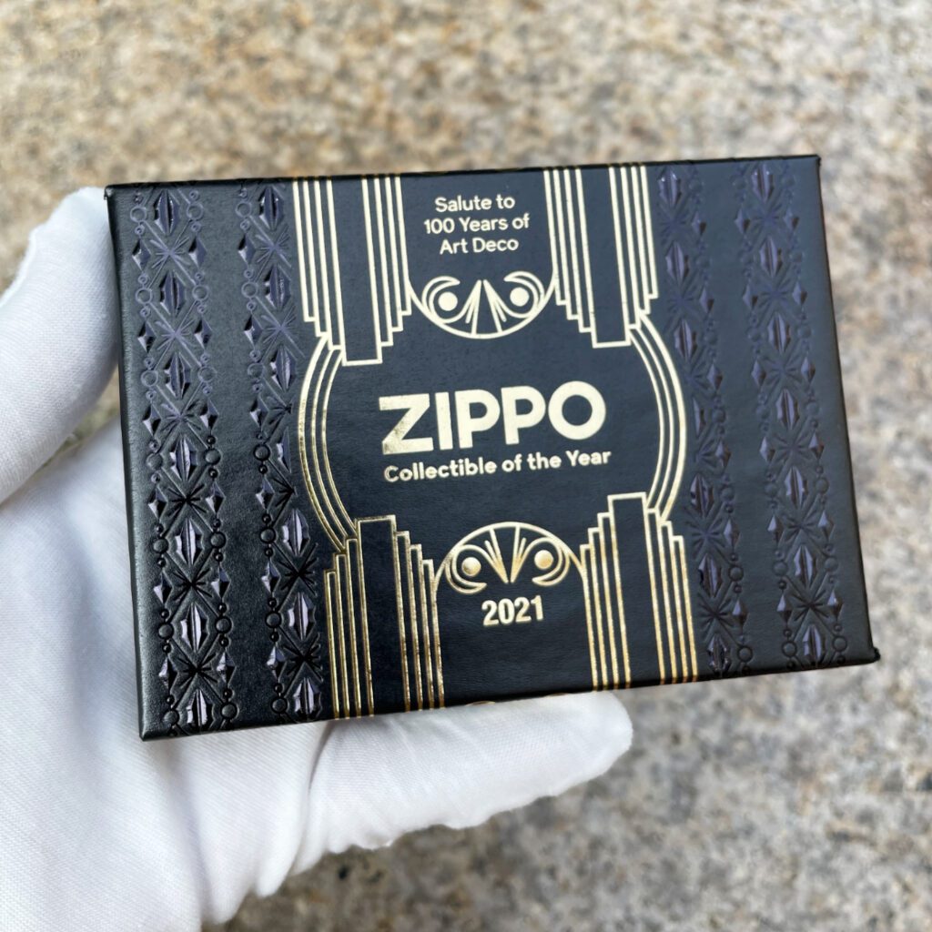 Zippo 2021 Collectible of the Year Art Deco Americas Version