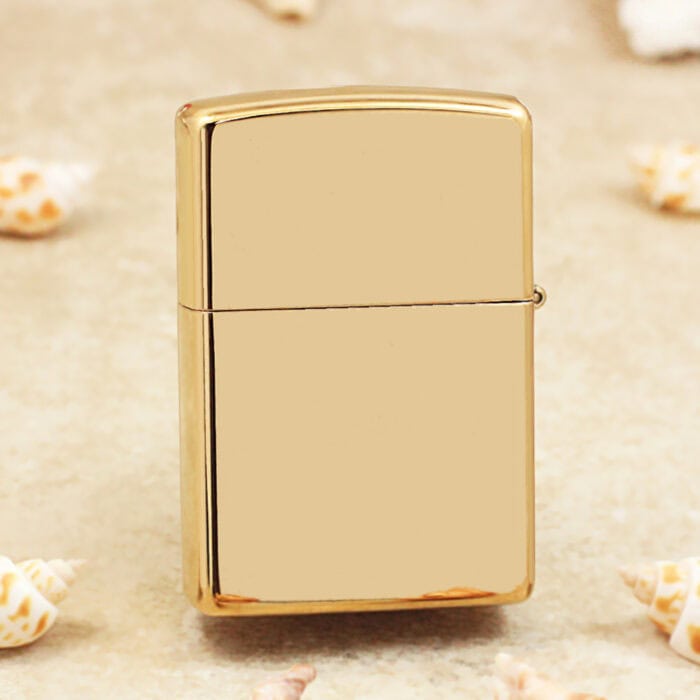 ★希少★ピッツーラPITTURA ゴールドメッキ Zippo Classic High Polish Brass Lighter 254B | KingZendo