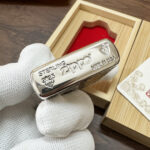 Game of Thrones five-side sterling silver Zippo lighter – bottom stamp view for one available sterling silver case style