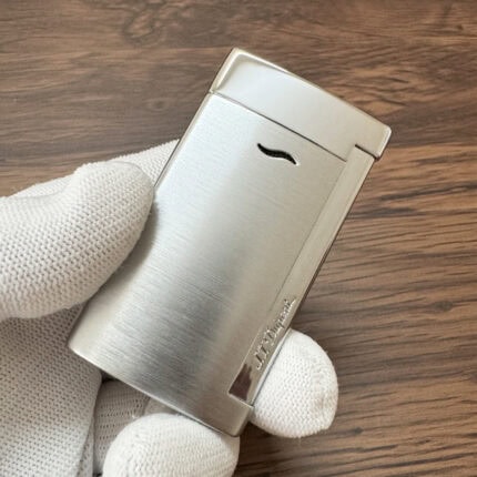 S.T. Dupont Slim 7 brushed chrome torch lighter 027701