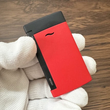 S.T. Dupont Slim 7 matte red and black torch lighter 027749