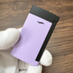 S.T. Dupont Slim 7 Velvet lilac and matte black torch lighter 027762
