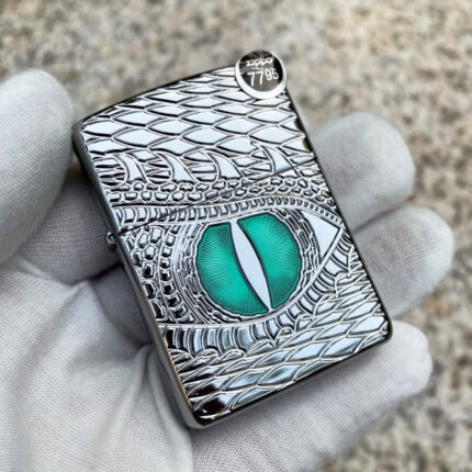 Zippo Armor Dragon Eye lighter 28807 in High Polish Chrome