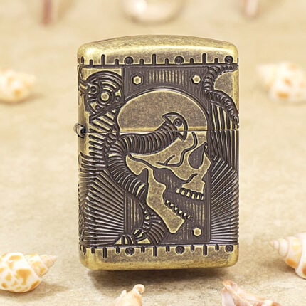 Zippo Armor Steampunk lighter 29268 in Antique Brass