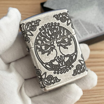 Zippo Armor Tree of Life lighter 29670 in Antique Silver