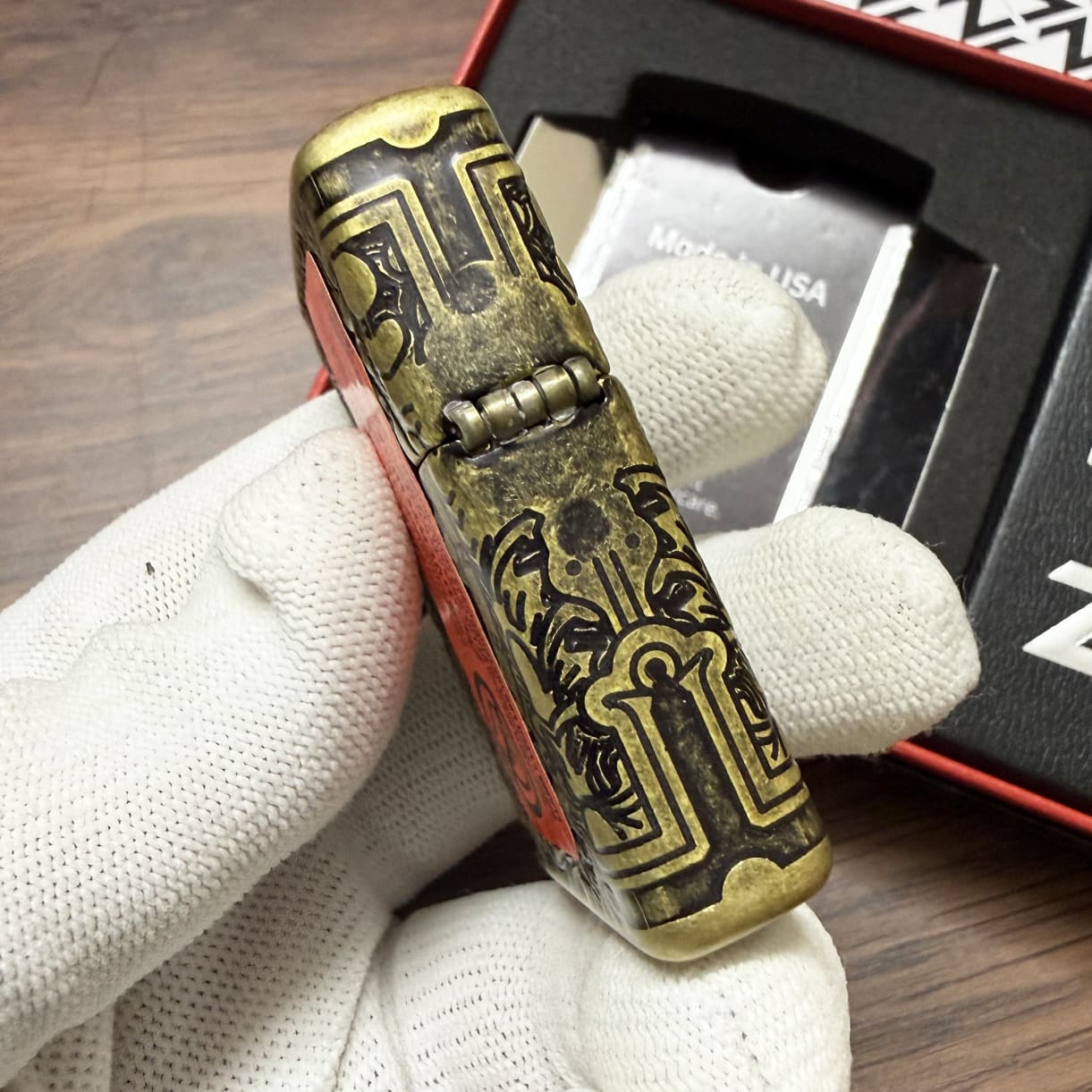 Led Zeppelin - St.Louis Fire ゴールド袋入り限定盤 One of a kind Led Zeppelin Lighter - Arizona Custom Knives