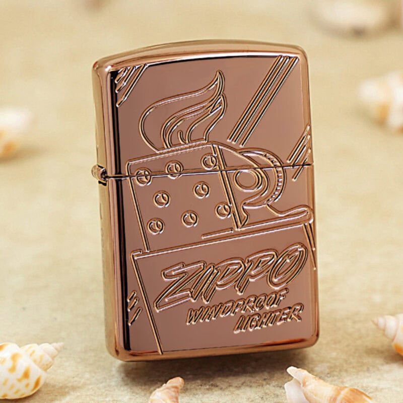 Zippo Armor Script Logo Collectible Lighter 48768 | KingZendo