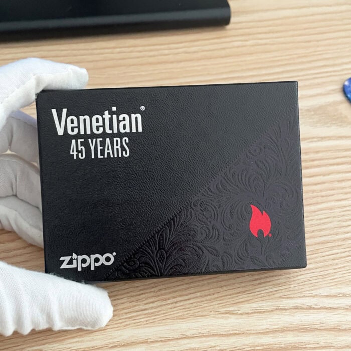JJR 偉大なる教え プロシュート(箔押し入り)2枚セット Zippo Laser Engraved 45th Anniversary Venetian Lighter 49053