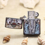 Zippo Elephant design full-wrap color lighter – alternate view 2