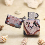 Zippo Fire Dancer full-wrap color lighter – alternate view 2