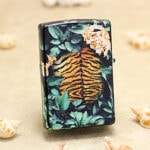 Zippo Tiger design full-wrap color lighter – alternate view 1