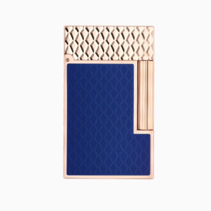 S.T. Dupont Ligne 2 Dragon royal blue guilloché lighter C16632 – product view 1