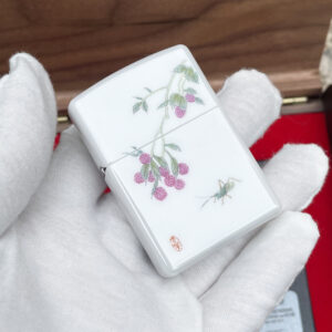 Zippo Asian Handicraft Ceramics Jacket Landscape Lighter