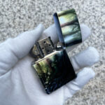 Zippo Père David’s Deer forest scene full-wrap color lighter – alternate view 2