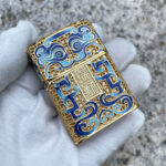 Zippo gold enamel Mythical Animal jacket lighter – alternate view 8