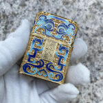 Zippo gold enamel Mythical Animal jacket lighter – alternate view 10