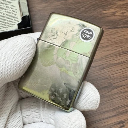 Zippo Mazzi Windy Girl & Zippo Car Green Lighter 20449