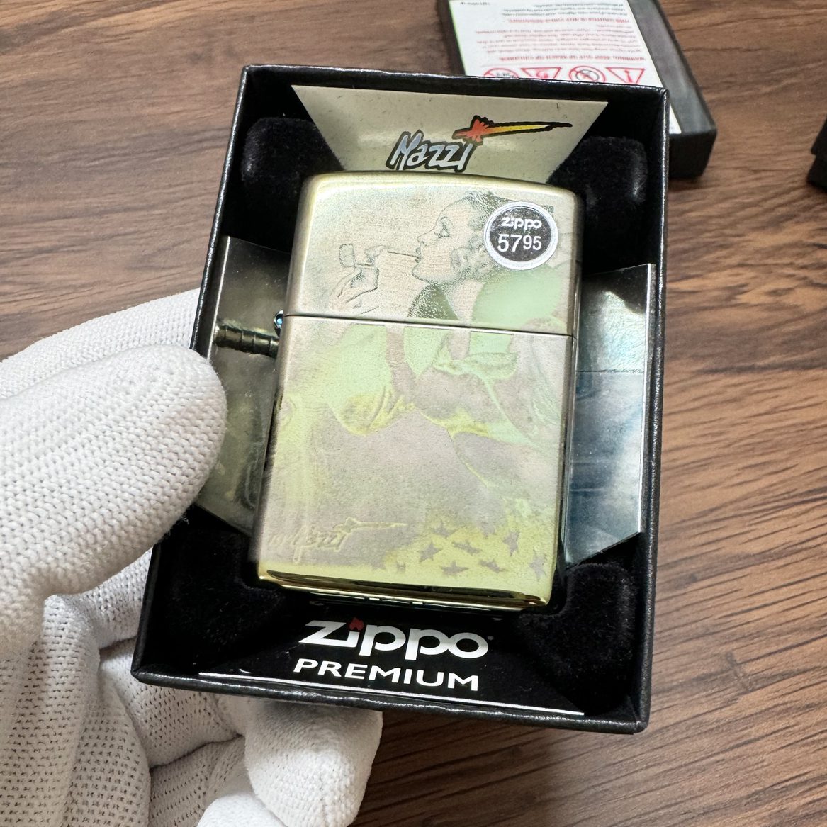 Zippo Windproof Mazzi Green Windy Car Lighter 20449