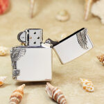 2019 Japanese Zippo Harley-Davidson Silver Etched Lighter – product image 4 of 7