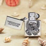 2016 Japanese Zippo Harley-Davidson Silver Big Eagle Lighter – product image 3 of 7