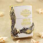 2019 Japanese Zippo Harley-Davidson Gold Big Eagle Lighter – product image 1 of 7