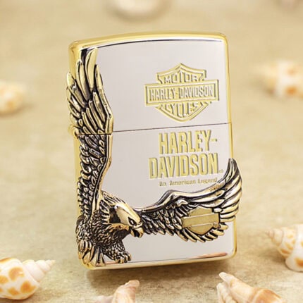 2019 Japanese Zippo Harley-Davidson Gold Big Eagle Lighter – product image 1 of 7