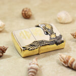 2019 Japanese Zippo Harley-Davidson Gold Big Eagle Lighter – product image 5 of 7