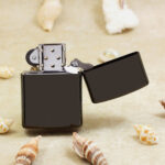 2023 Japanese Zippo Harley-Davidson Black Ice Gold Eagle Lighter – product image 4 of 7