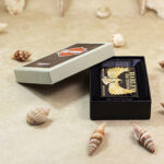 2023 Japanese Zippo Harley-Davidson Black Ice Gold Eagle Lighter – product image 7 of 7