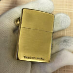 Alien Emblem No. 3 Zippo lighter lid engraving detail