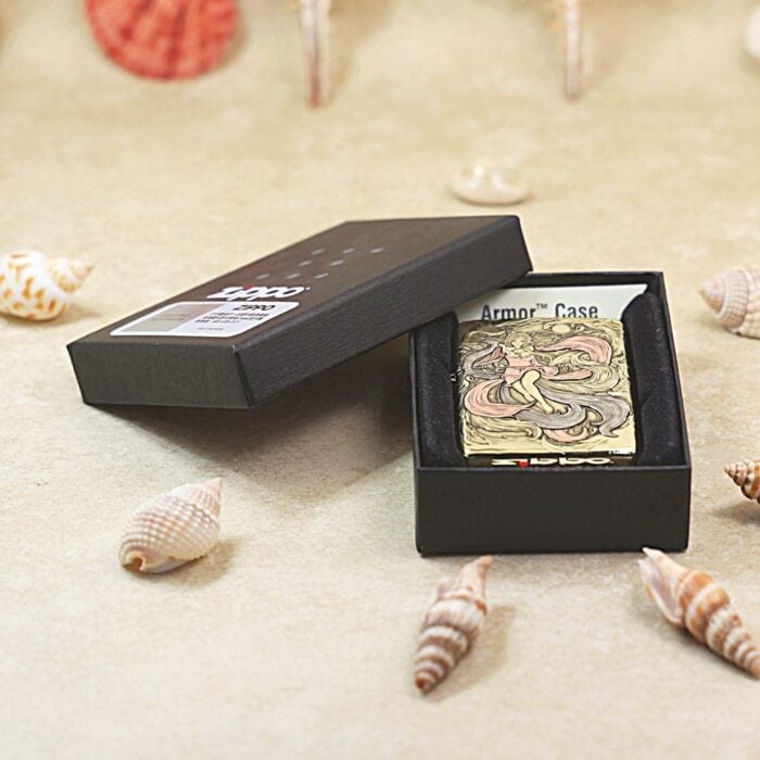 Nine-Tailed Fox Brass Zippo Armor Lighter | KZ120
