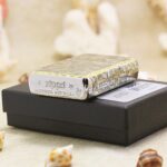Zippo base stamp and five-side engraved edges of KZ131 Windy Armor lighter